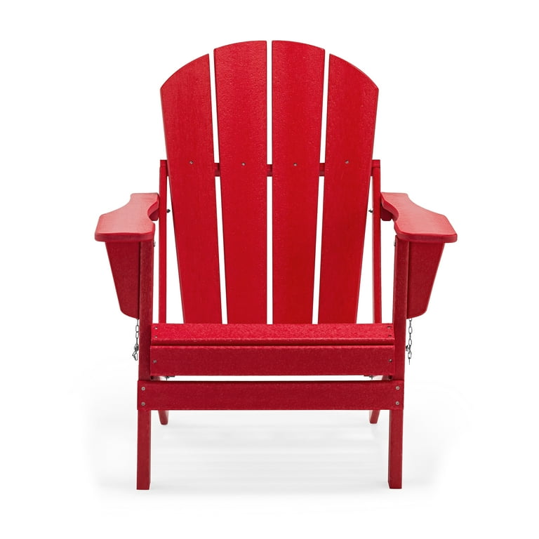Westin Outdoor Laguna Poly Adirondack Chair Set of 2 Red