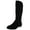 Black Suede, variant on Womens Kelimae Faux Suede Tall Riding Boots