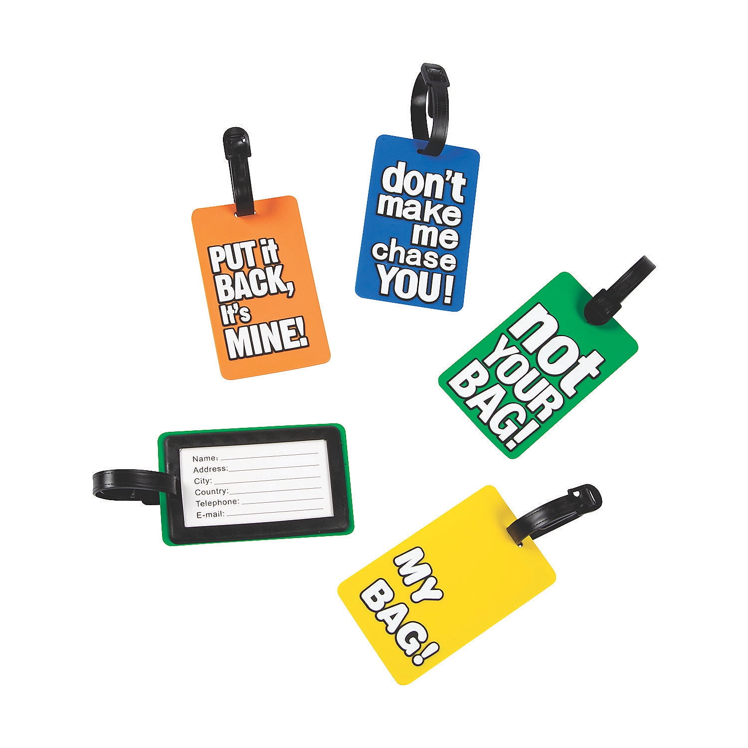 fun luggage tags