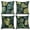 Tropical Leaves-4, variant on Dashan Tropical Palm Leaves Pillow Cover 16x16 Set of 4,Summer Botanical Cushion Cases for Couch Sofa Bed Home Decor
