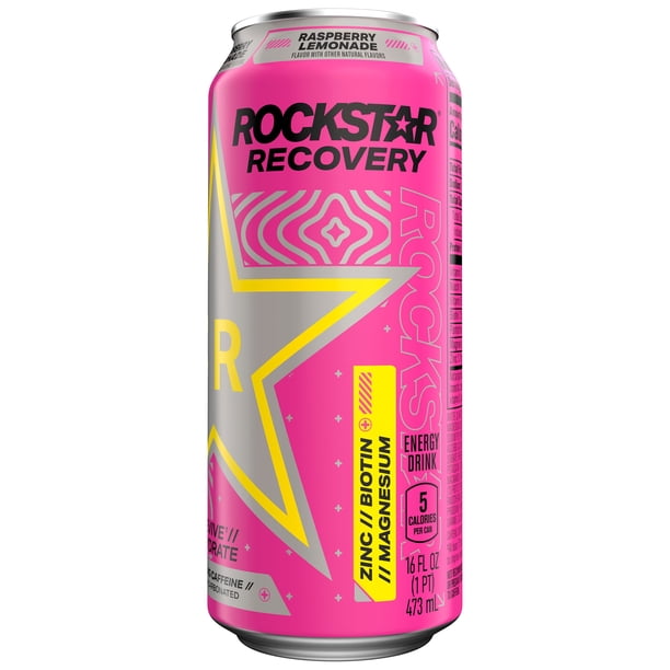Xross Stars　Ras　LRPP Rockstar Raspberry Lemonade 12pk - Gym vitality drinks - Walmart