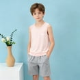 thumbnail image 3 of ZVNAΖH Kids Boys' Modal Sleeveless Vest, Breathable Soft Tank Top for Layering, Sleepwear & Casual Wear (3-15Y), 3 of 8