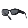 thumbnail image 3 of Inflated Bubble Sunglasses Thick Oversized Concave Shades UV400 Matte Black, 3 of 4