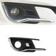 thumbnail image 4 of Right Front Bumper Fog Light Cover with Chrome Trim Strip for Ciaz 2015-2017 Car Fog Lamp Grille Bezel, 4 of 5