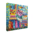 thumbnail image 4 of Trademark Fine Art 'Deco Cats' Canvas Art by Oxana Ziaka, 4 of 4