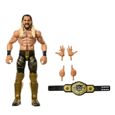 WWE Elite Seth Rollins Action Figure, 6-inch Collectible Superstar with Articulation & Accessories