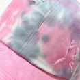 thumbnail image 4 of Baseball Hat Trendy Tie Dye Distressed Sporty Casual Outdoor Adjustable Fashion Headwear Sun Protection Summer Men Caps, 4 of 4