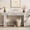 Distressed White, variant on Farmhouse 63-Inch Wooden Console Table, Rustic Brown Rectangular Sofa Table Behind The Couch, Sturdy Entryway Table For Entrance, Hallway, Living Room