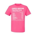 thumbnail image 2 of Wild Bobby Breast Cancer Survivor Nutrition Facts Breast Cancer Awareness Men Tee, Neon Pink, 3X-Large, 2 of 6