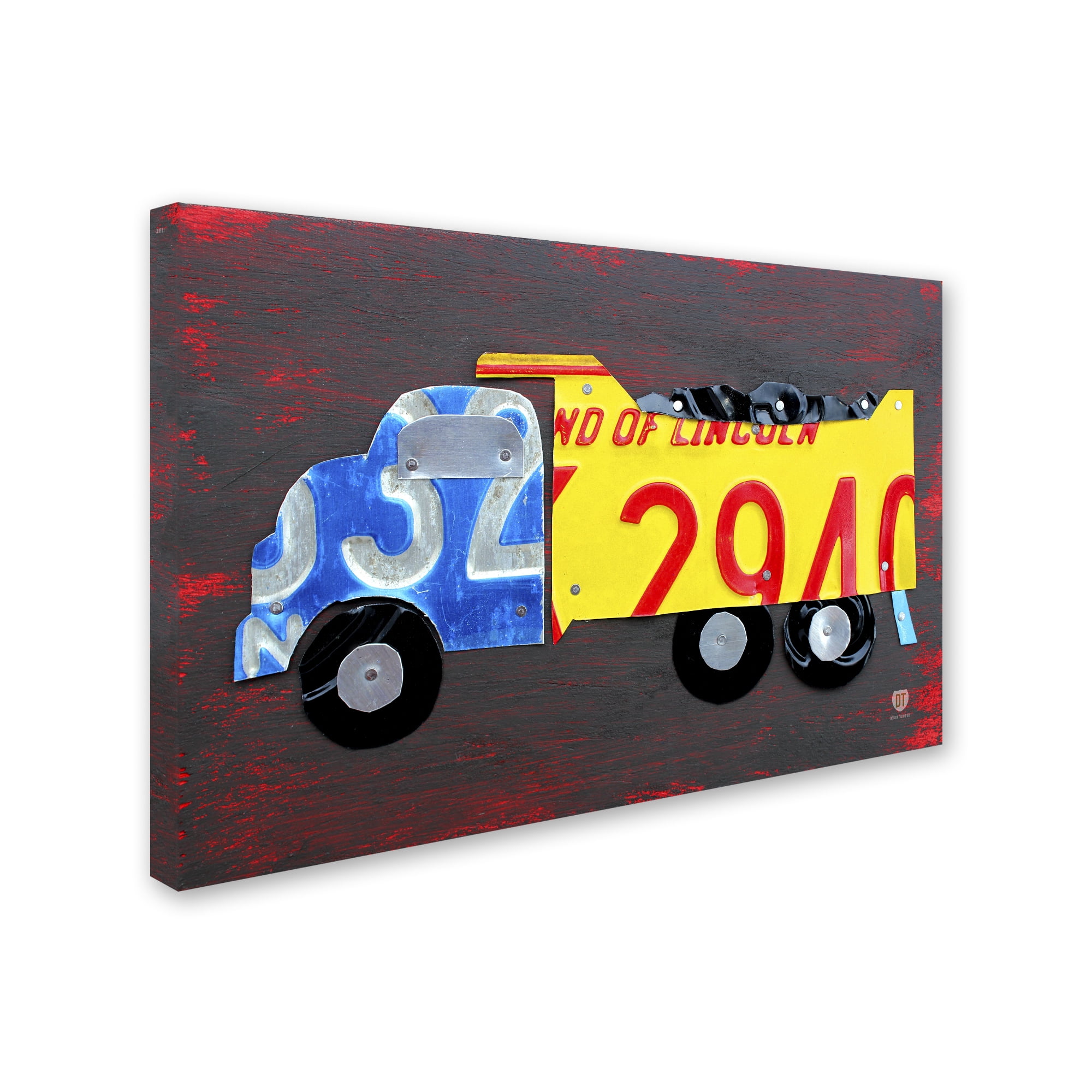 Trademark Fine Art 'Dump Truck' Canvas Art by Design Turnpike