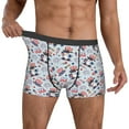thumbnail image 2 of Kdxio Men's Boxer Briefs with I Love USA Print - Comfortable and Breathable Underwear for Everyday Wear, 2 of 7