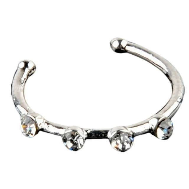 Bague de Nez Strass Décoratifs Mode Perçage de Narine Bijou Cerceau de Nez
