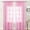Pink, variant on Solid Sheer Color Curtains, Semi Blackout Chiffon Curtains, Bedroom and Living Room Decoration, 2Pcs