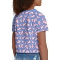 thumbnail image 3 of DISNIMO Girls Axolotl Tee Shirts Kids Girls Heart Crop Top Kids Pullover Shirt for Girls 13-14 Shirts for Children Tees Graphic Tops for Girls Crew Neck Tee Shirt Girl Cute Clothes Youth Summer, 3 of 7