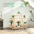 thumbnail image 2 of VIVOSUN 6-Tier 6 Potted Plant Rack, 2 of 4