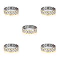 thumbnail image 2 of Guardurnaity de hombre Cadenas geométricas Brazalete Decoración desmontable Decoraciones Joyas de novio Joyas de cumpleaños Plata y oro Type2 NO2, 2 of 6