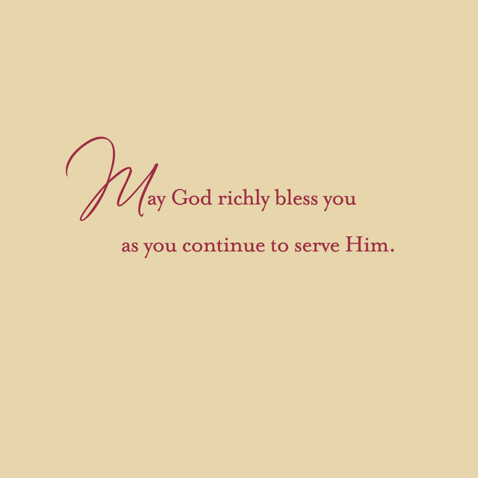 DaySpring Religious Clergy Appreciation Card (Thank You for This Godly Man)