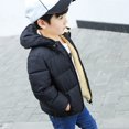 thumbnail image 5 of URMAGIC Toddler Boys Girls Removable Hooded Windproof Snow Winter Padded Puffer Jacket Outwear 2-6T, 5 of 7