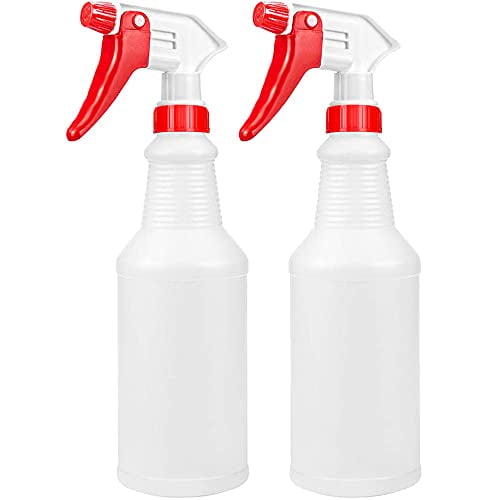 Empty Spray Bottles for Cleaning Solutions (2 Pack, 16 Oz) Professional