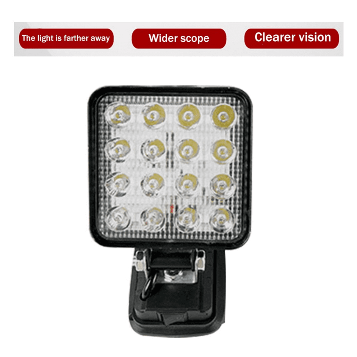2pcs 4 Inch LED Work Light for 18V Battery Battery Power LED Shop Light LED Site for Work Light
