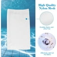 thumbnail image 3 of 20 Pieces Pool Skimmer Socks, Perfect Filter Savers Pool Skimmer Socks for Filter Skimmer Basket, Ultra Fine Mesh Screen Liner for Pool Basket, 3 of 5