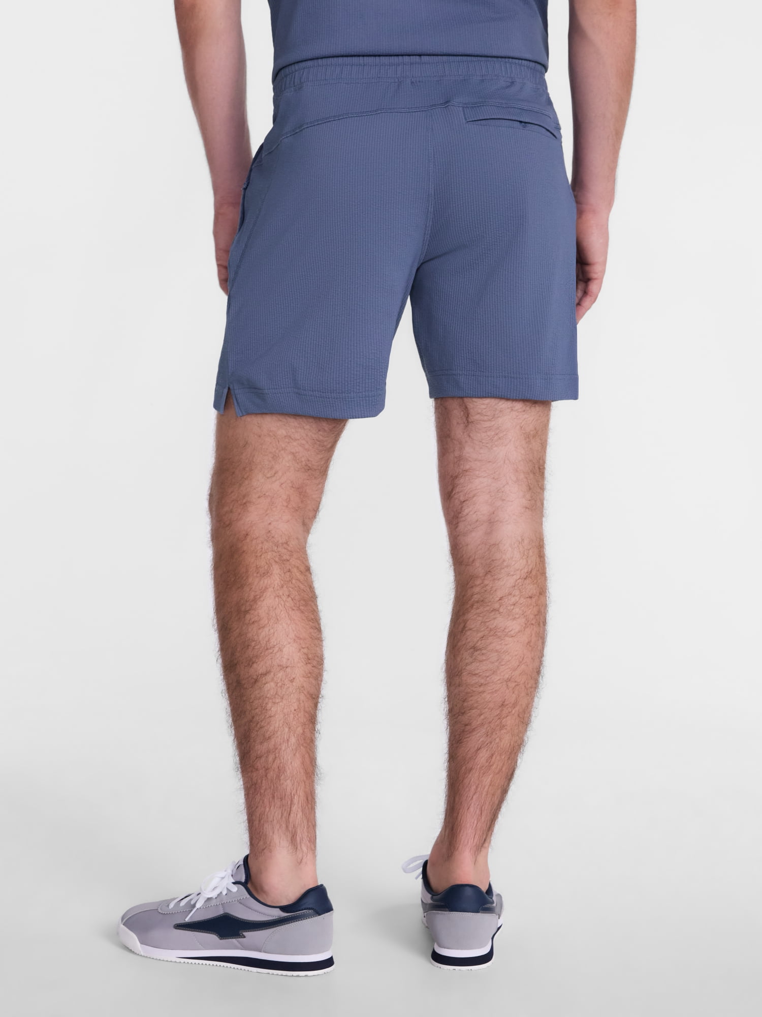 Avia Men's and Big Men's Seersucker Shorts, 7" Inseam, Sizes XS-5XB