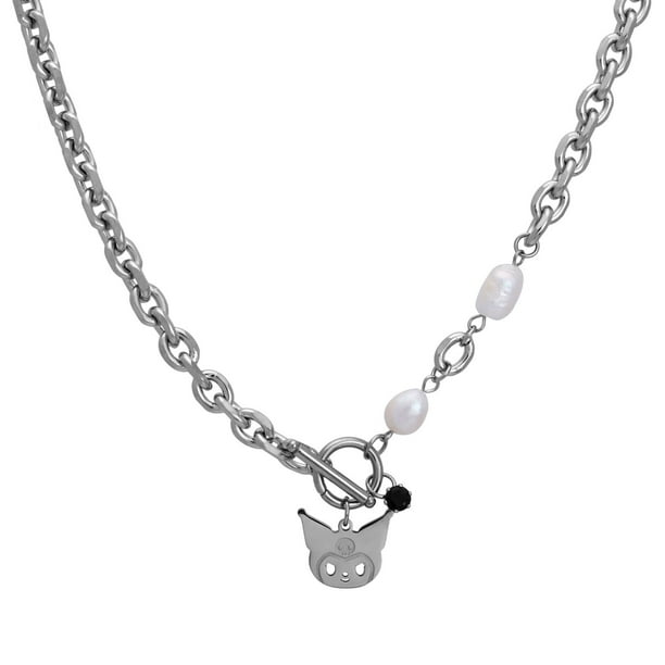 Kawaii Hellokitty collar rosa corazón gatito gato pulsera colgante niñas clavícula joyería personalidad nicho diseño suéter cadena xuanjing unisex