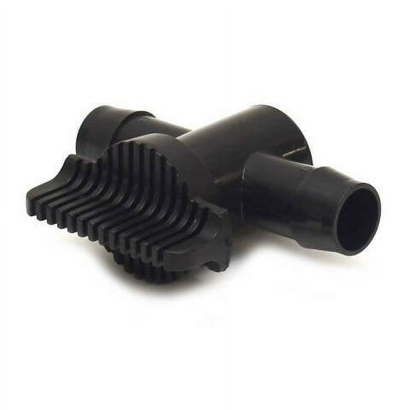 Boat Shut Off Valve 8200608 | Black Plastic 3/4 Inch