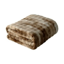 BinKFF Winter Throw Blanket for Couch, Soft Luxury Faux Bubble Blanket for Sofa and Bedroom, Plush Thick Warm Cozy Fluffy Blanket for All Seasons, 40” x 60”, Tie-dye