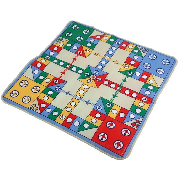 Aeroplane Chess Rug, Parent Child Game Hand Brain Coordination Flying Chess Carpet Exquisite Rounded Edges  For Travel For Party For Home 90 X 90cm