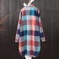 thumbnail image 5 of Trubkh Plaid Shirts for Women Flannel Shirt Women Shacket Jacket Coat Chunky Cardigan Sweaters for Women Warm Coats for Women Womens Fuzzy Sweater Long Cardigans for Women a 3xl, 5 of 5