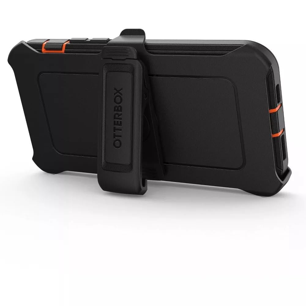 OtterBox iPhone 15 Plus & iPhone 14 Plus Only - Defender Series Case - Realtree Blaze Edge Camo - Rugged & Durable - with Port Protection - Holster Clip Includes - Microbial Defense Protection