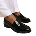 thumbnail image 4 of Where's That From Mocassins Larges à Enfiler en Cuir Verni Houston pour Femmes, 4 of 5