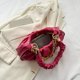 thumbnail image 2 of Bolsa A Cuestas Media Luna Bolsa Plisada Mujer Axila Bolsa Cadena Bola De Masa Sólida Bolso Embrague Femenino Likrtyny Para Estrenar, 2 of 6