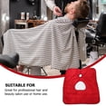 thumbnail image 2 of Miangastore Fashion Design Hair Cutting Cape Red Silk Crepe For Salon Use 1Pack, 2 of 8