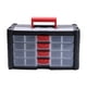 thumbnail image 3 of Caja organizadora de hardware, organizador de tornillos, organizador portátil multiusos, caja organizadora de herramientas con asa para pernos, piezas 4 capas shamjiam Organizador de hardware, 3 of 8