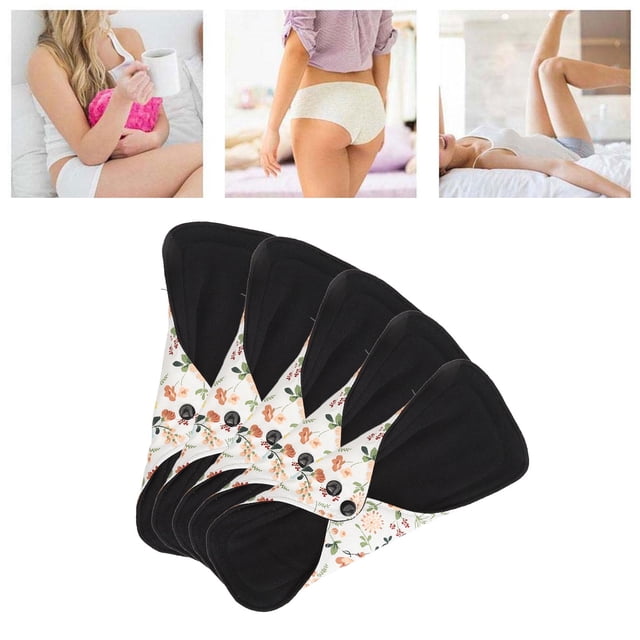 Protège-dessous Réutilisable, Serviette Menstruelle Lavable Super Absorbante Portable pour Voyage pour Femmes m