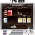 thumbnail image 2 of Detroit Iron OEM 1978 Jeep Shop Manual, Service Bulletins, Parts Book & Sales Brochures on CD, 2 of 2