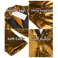 thumbnail image 4 of COOFANDY Shiny Sequins Suit Jacket Blazer One Button Tuxedo for Party, 4 of 9