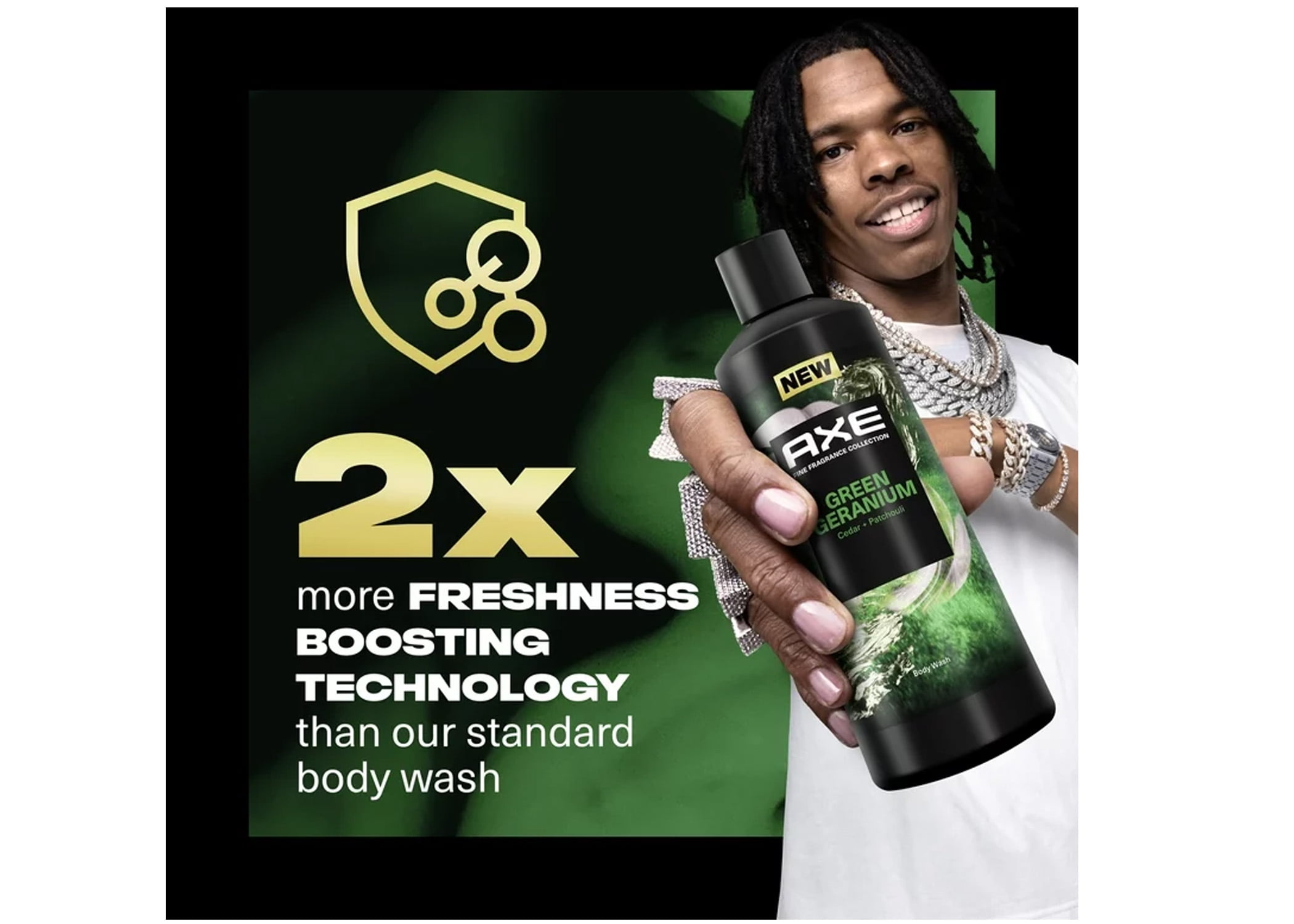 AXE Green Geranium Fine Fragrance Collection Body Wash 18 Fl Oz (Pack OF 4)  - Walmart.com