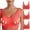 Watermelon Red bras for women, variant on SEMPAI Wireless Bras for Women Plus Size Underwear Sporty,Comfortable,Breathable,Push-Up and Sexy Ladies Full Coverage Seamless Full Figure Bras Bras for Women,Bras