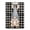 Silver, variant on Checkerboard Background Gnome with Easter Eggs Acrylic Clipboard Drawing Board with Hook Writing Pad File Storage A4 Size Gold 12.5" x 9"