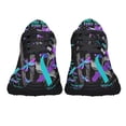 thumbnail image 5 of No Stry Should End Too Soon Suicide Awareness Shoes Sneakers Black Size 5, 5 of 7