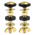 thumbnail image 1 of Kit de tornillos para tanque de inodoro de 2 piezas, pernos de acero al carbono para reparación y montaje de inodoro, 1 of 6