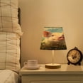 thumbnail image 6 of Table Lamp Adjustable 3 Color & 10 Brightness Levels Desk Lamp Linen Shade USB Powered for Bedrooms and Bedside Tables Cute Pig with Sunflower Field Small, 6 of 7