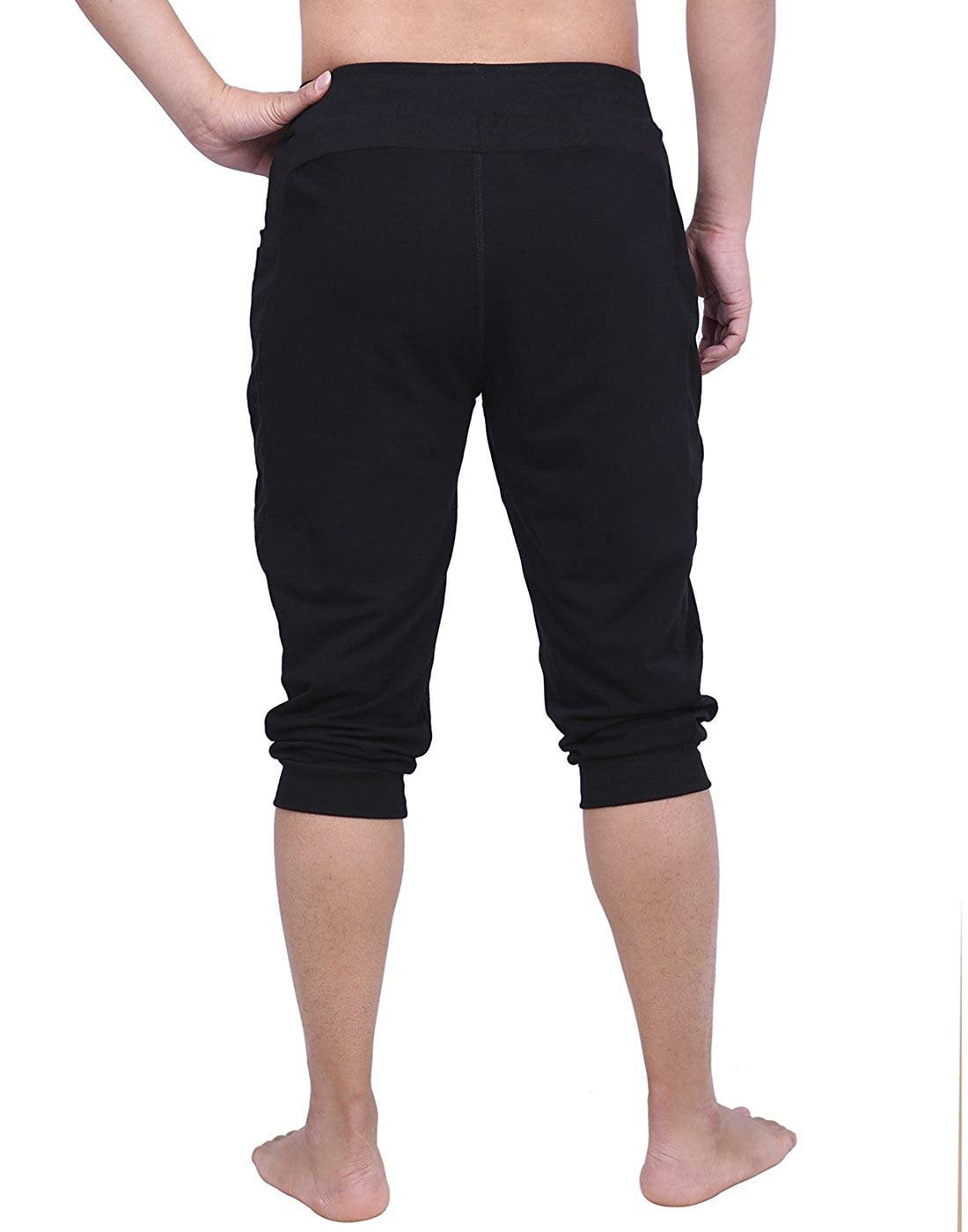 three quarter joggers mens
