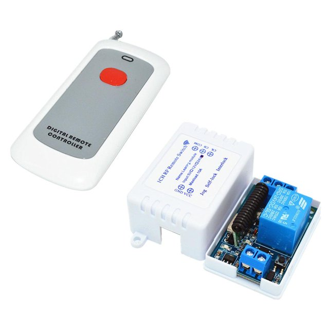 Interruptor de control remoto inalámbrico + Módulo de aprendizaje inalámbrico de 1 tecla de control remoto Sharpla Interruptor de control remoto inalámbrico