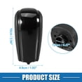 thumbnail image 4 of Perilla de cambio de marchas Unique Bargains para Toyota Land Cruiser Prado 2009-2017 Cuero perforado plástico negro, 4 of 6