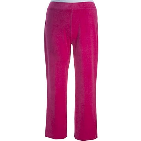 Women's Plus Velour Track Pants