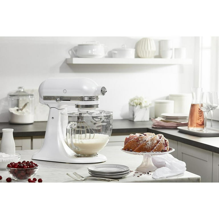 KitchenAid Artisan Design Series 5 Quart Tilt-Head Stand Mixer with Glass  Bowl - KSM155GB 